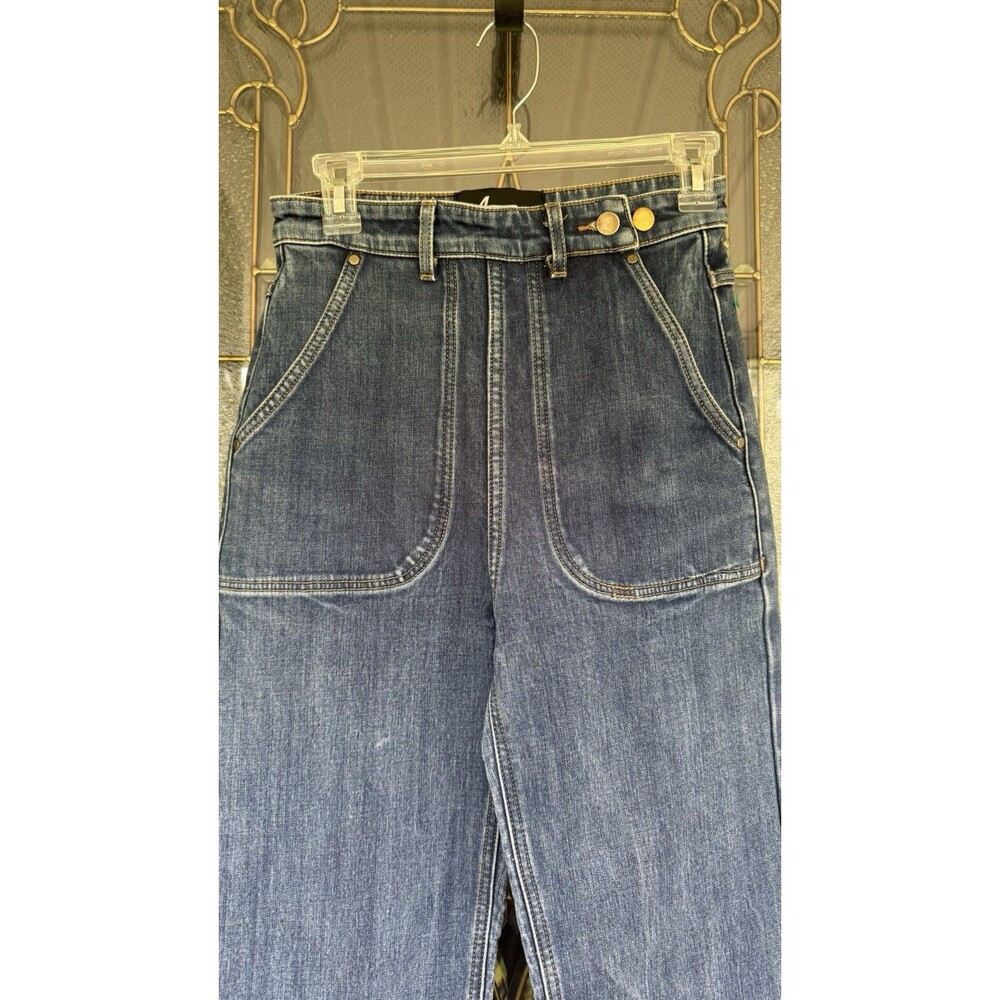 Astro Bettie 1940s Reproduction Flannel Lined Jeans, 28 Excellent Condition
